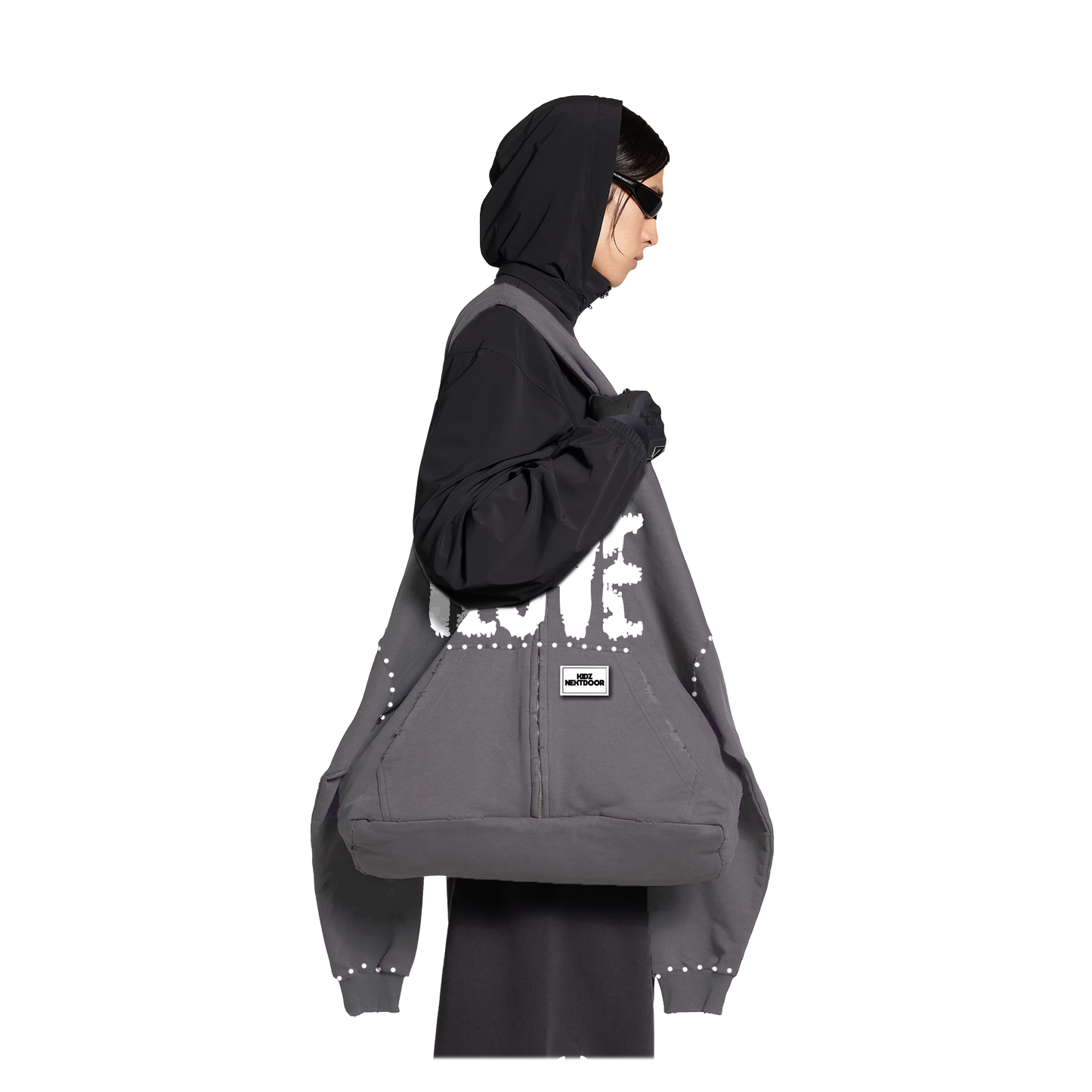 I Love The Girl Next Door Hoodie Bag