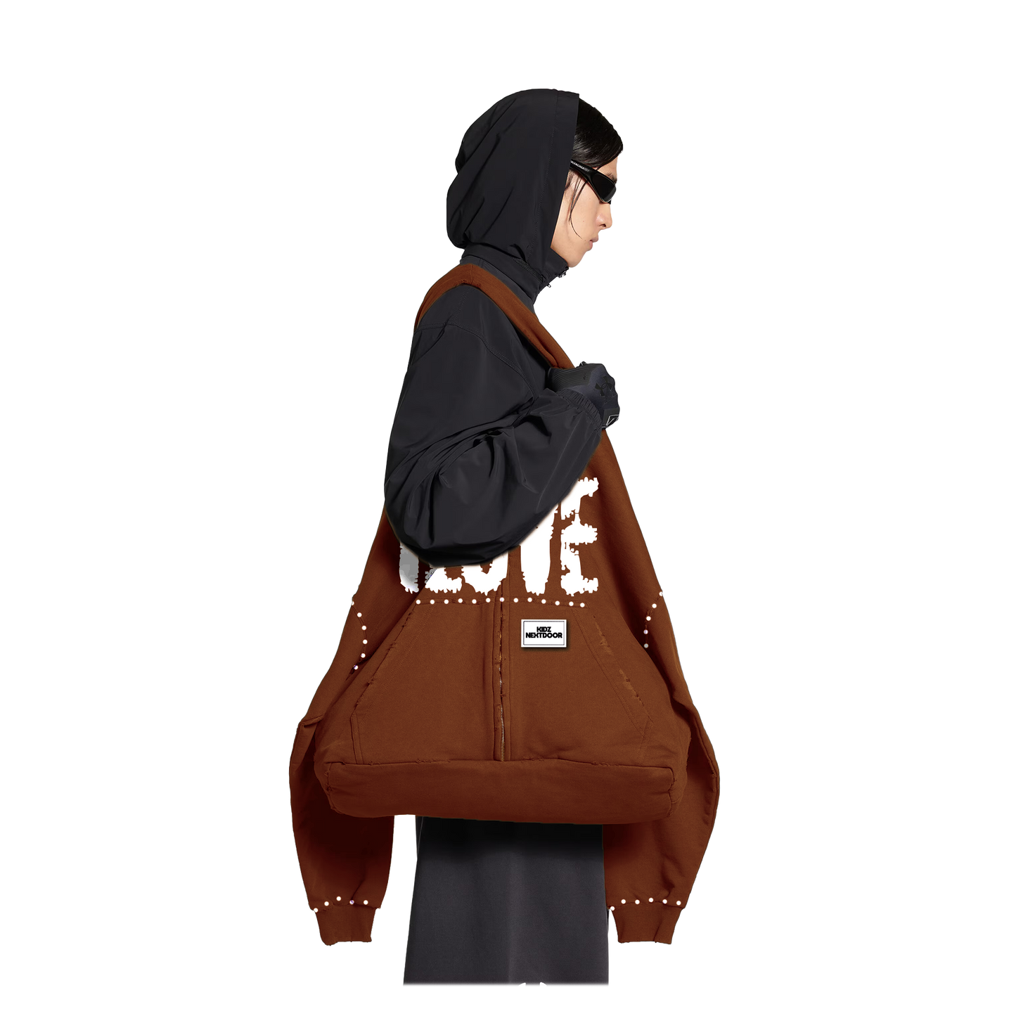 I Love The Girl Next Door Hoodie Bag