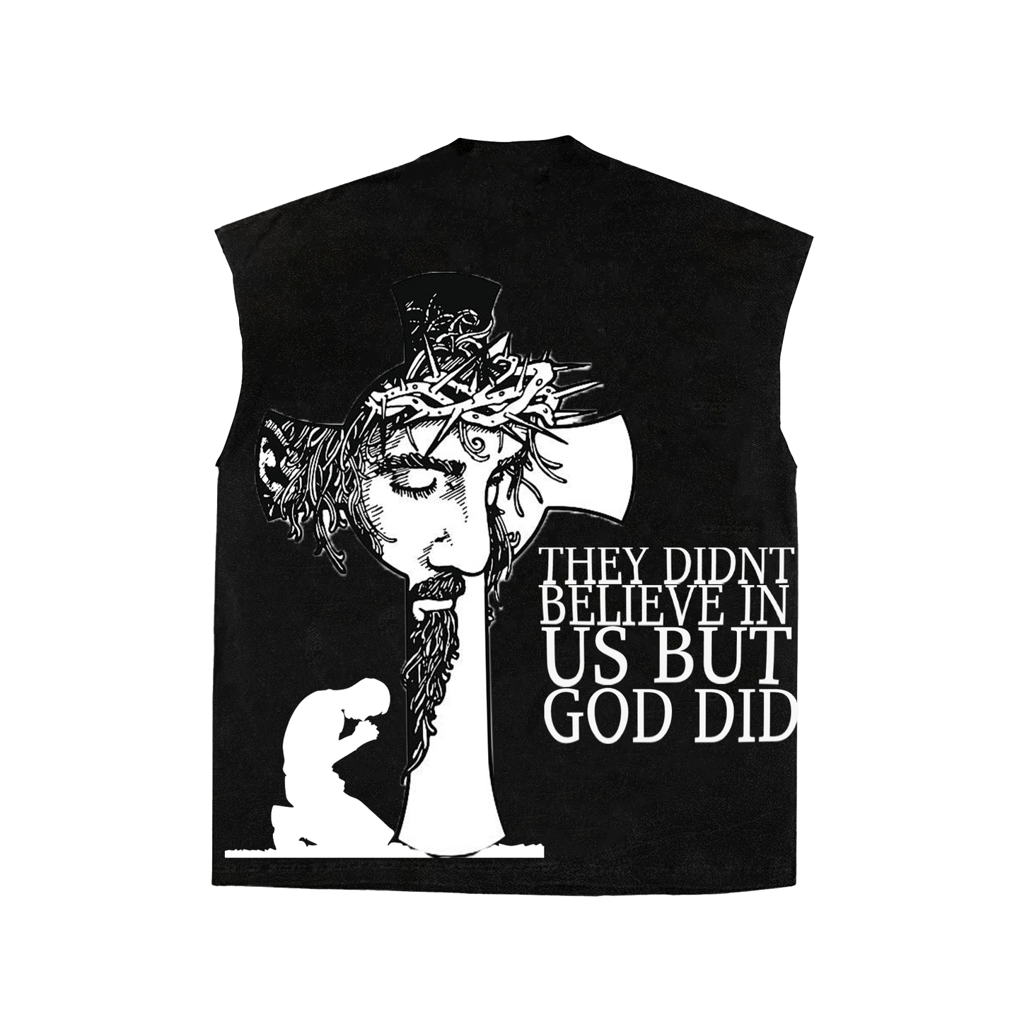 Vintage God Did Muscle Tee