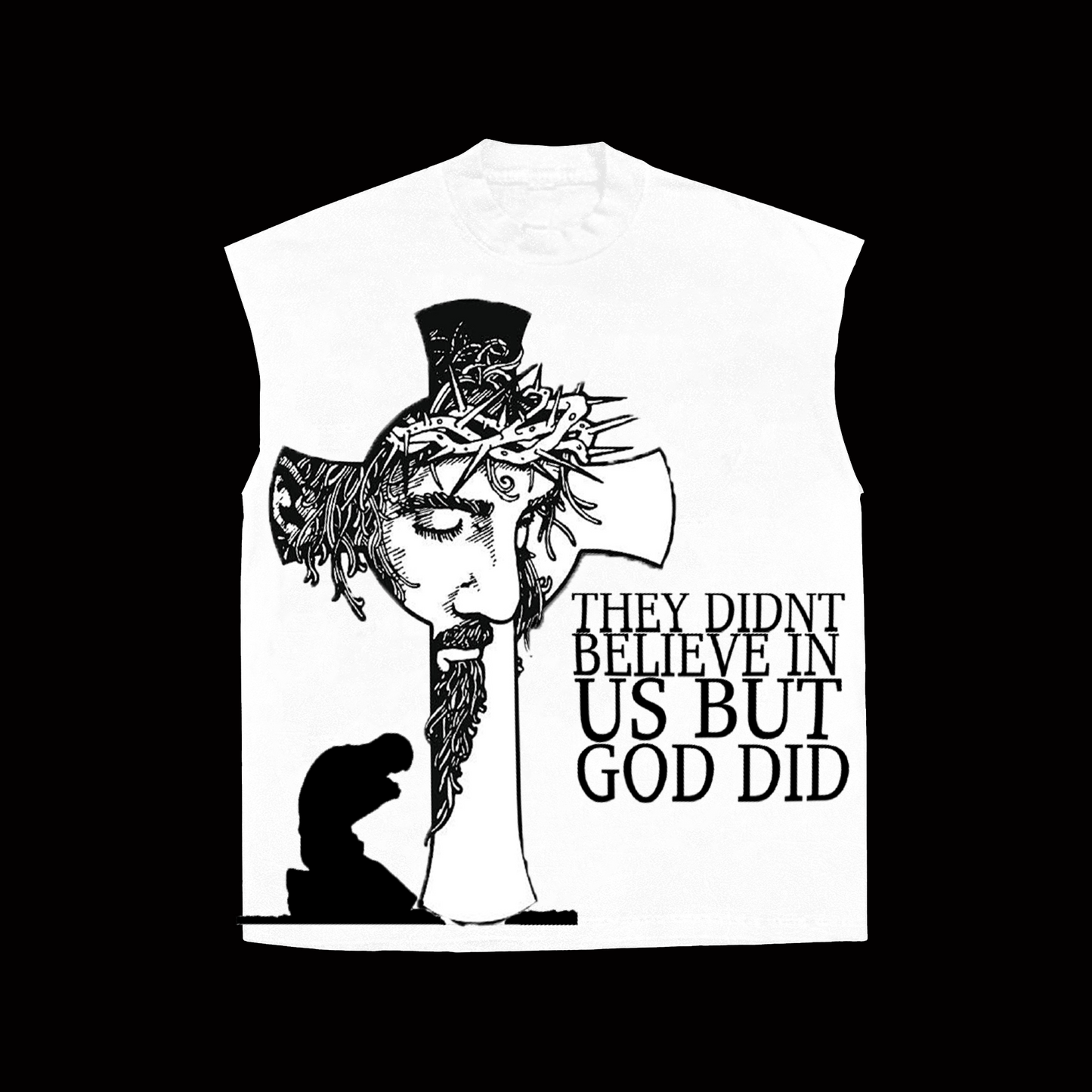 Vintage God Did Muscle Tee